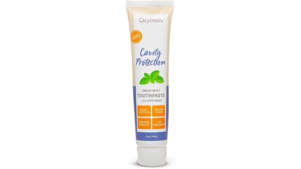 oxyfresh mint fluoride toothpaste