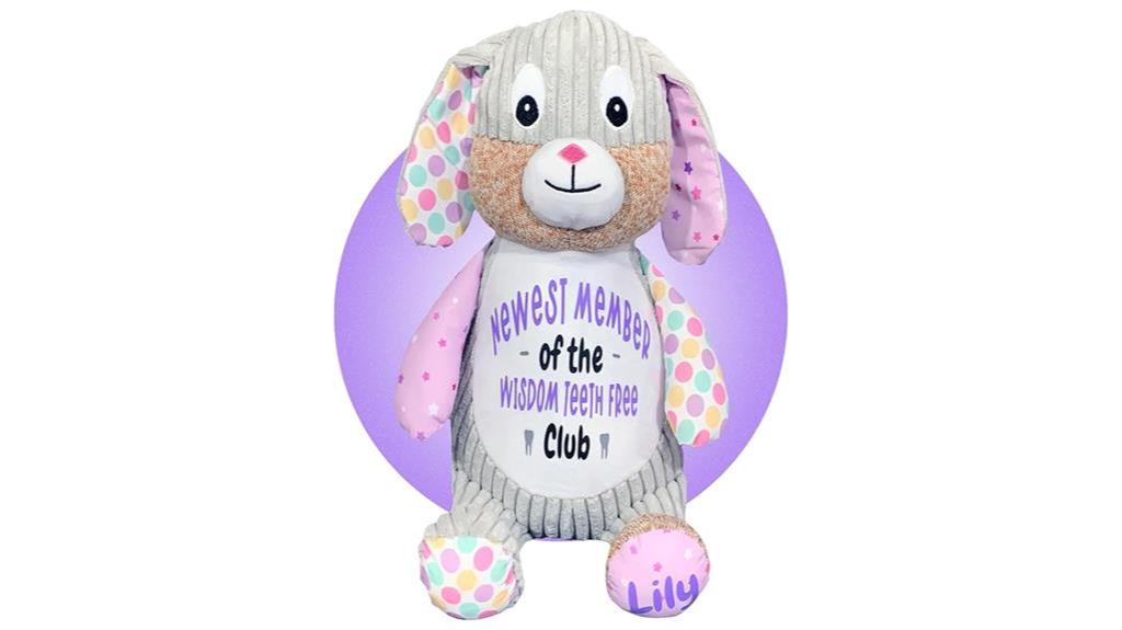 personalized bunny recovery gift