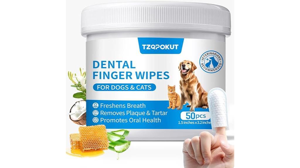 pet dental cleaning wipes