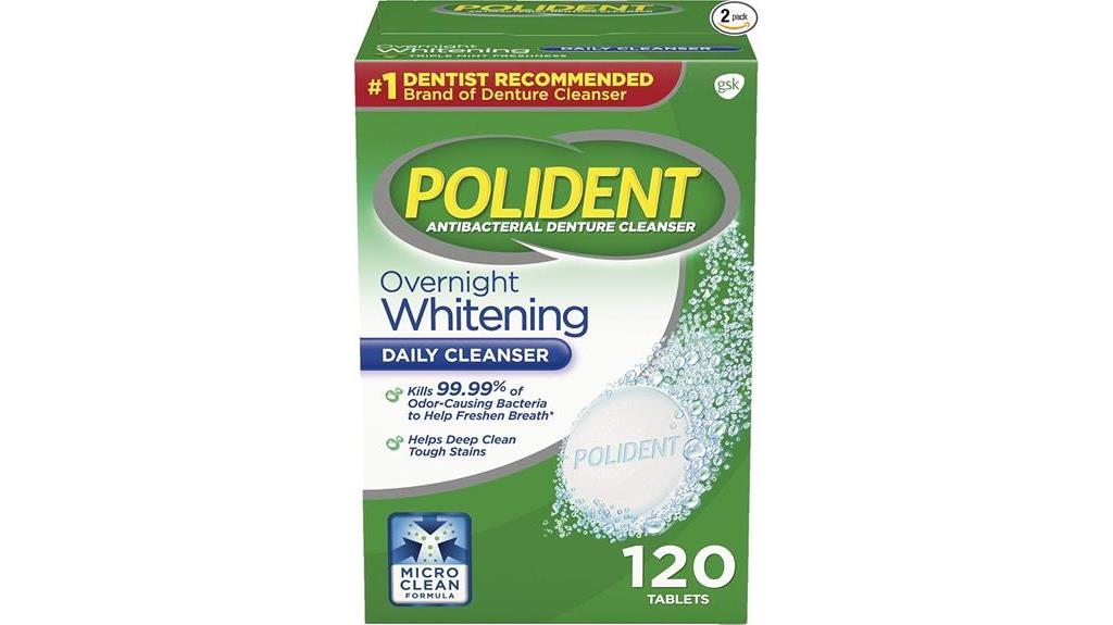 polident denture cleanser pack