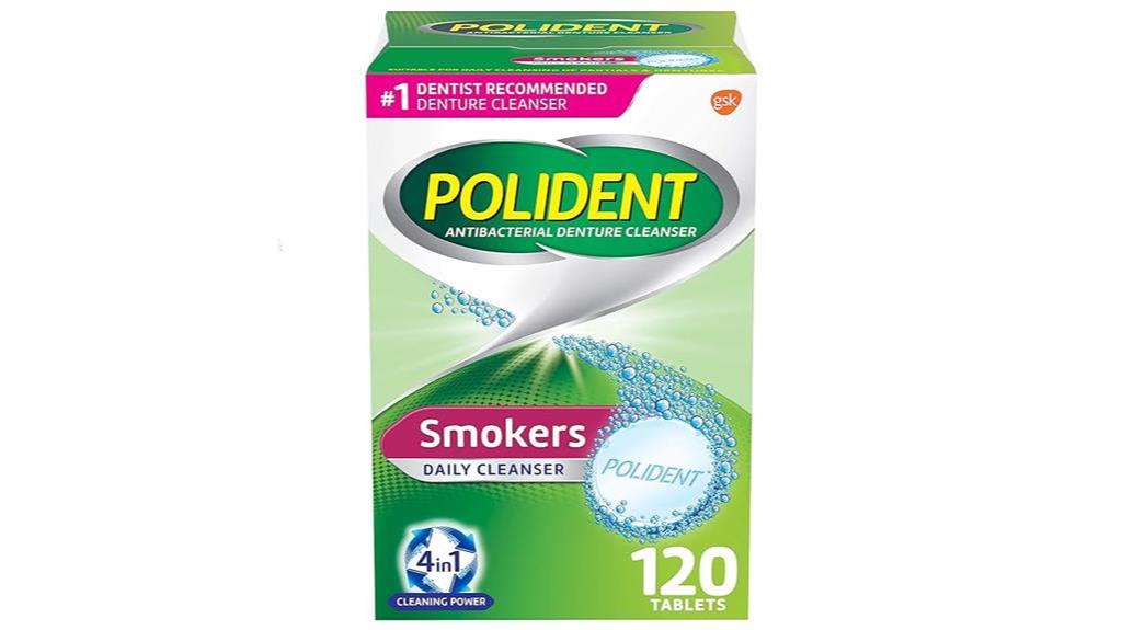 polident denture cleanser tablets