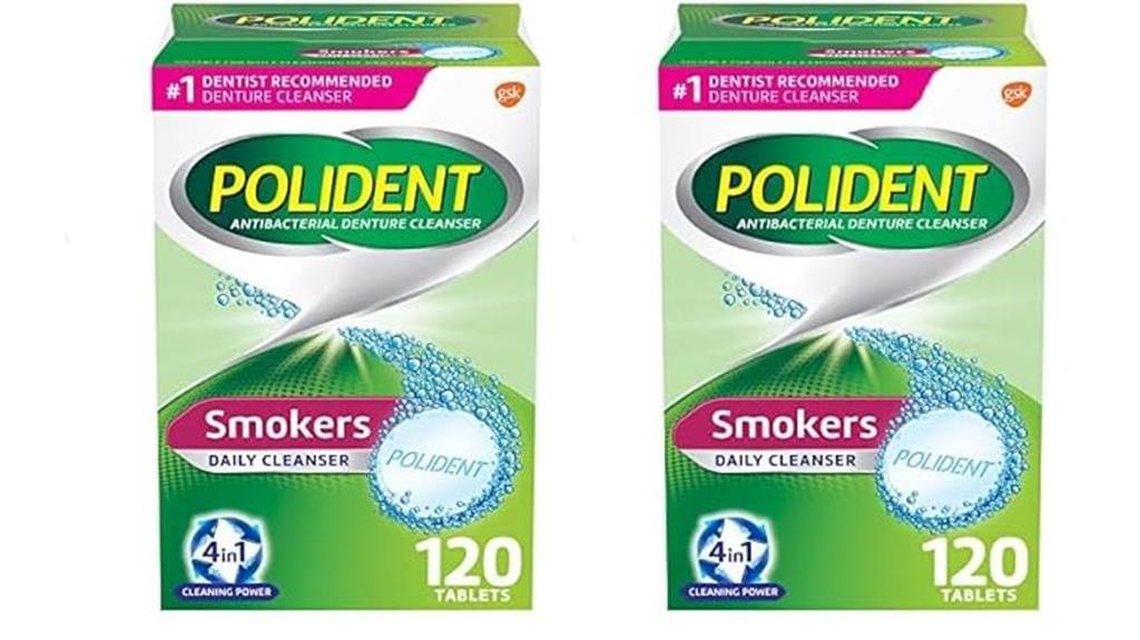 polident denture cleanser tablets