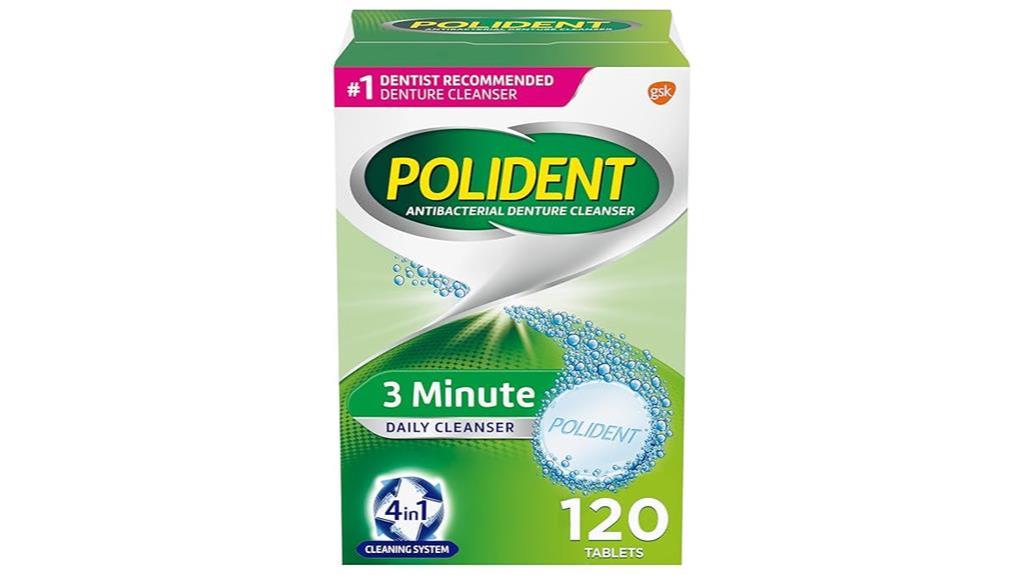 polident denture cleanser tablets