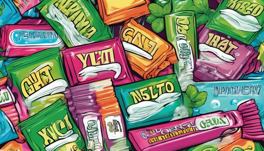 popular chewing gum varieties