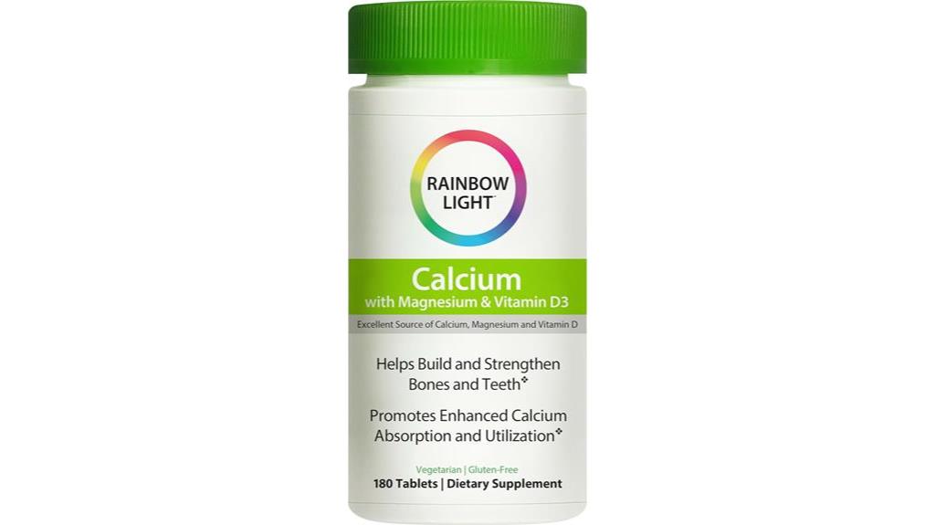 rainbow light calcium tablets