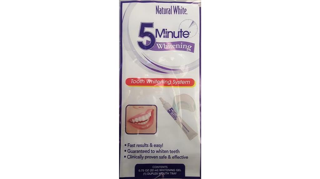 rapid tooth whitening system