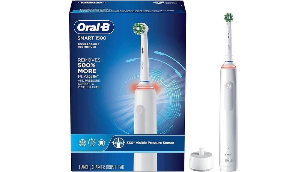 rechargeable electric toothbrush white