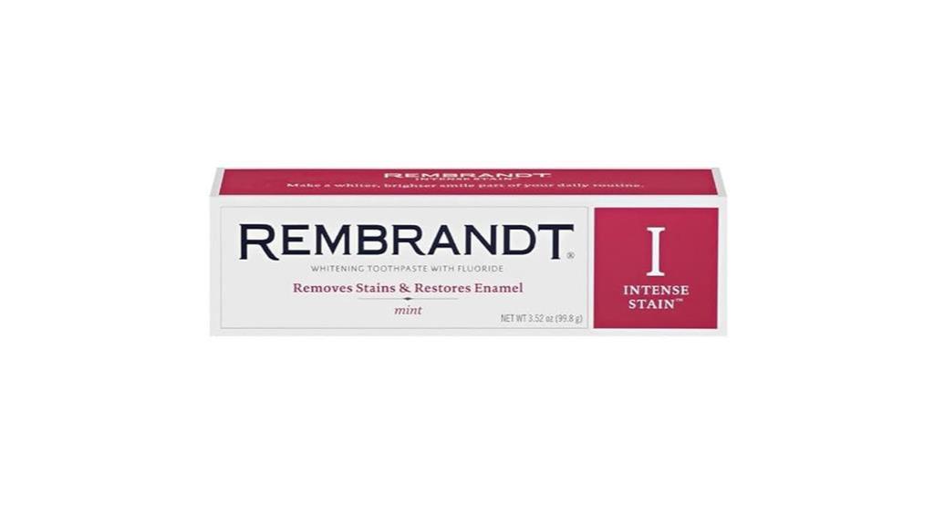 rembrandt whitening toothpaste duo