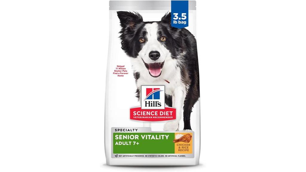 senior vitality dog food