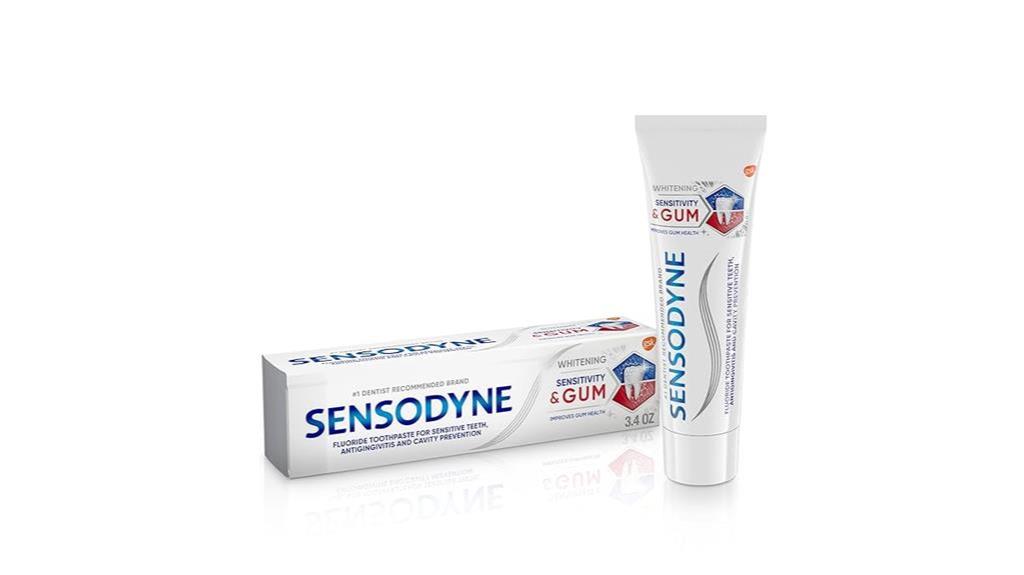 sensitive gum whitening toothpaste