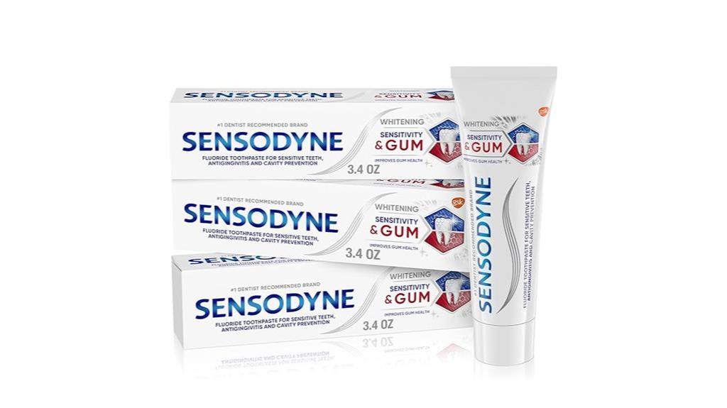 sensodyne gum whitening toothpaste