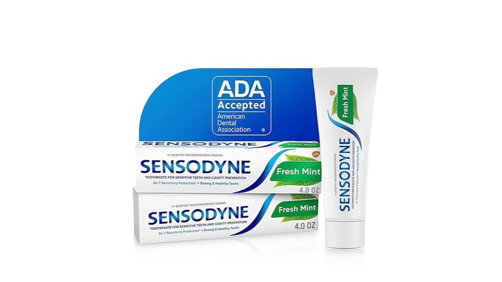 sensodyne mint toothpaste pack