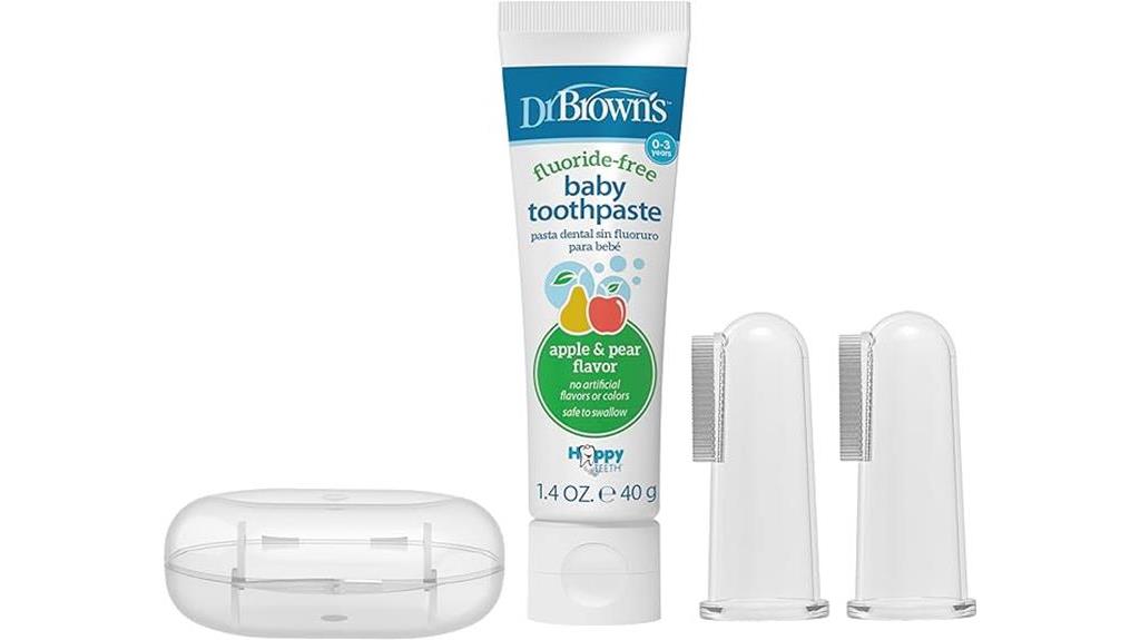 silicone baby toothbrush set