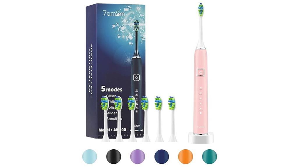 sonic electric toothbrush bundle