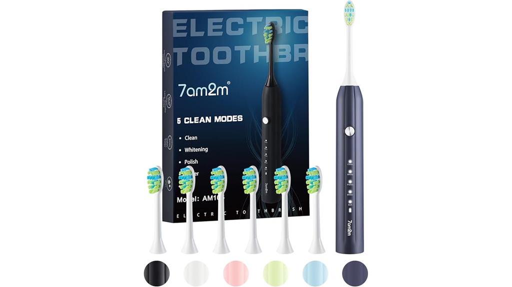 sonic electric toothbrush bundle