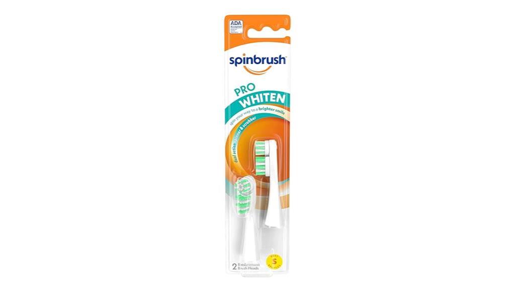 spinbrush pro whitening heads