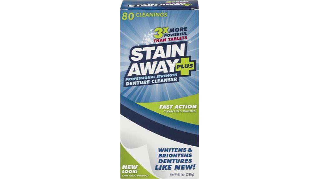 stain away plus denture cleanser