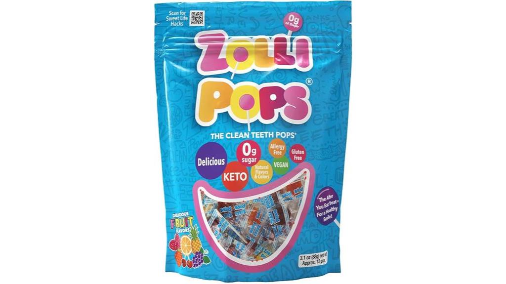 sugar free kids teeth lollipops