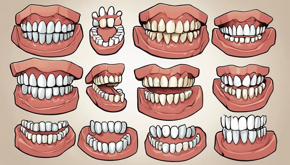 top false teeth options