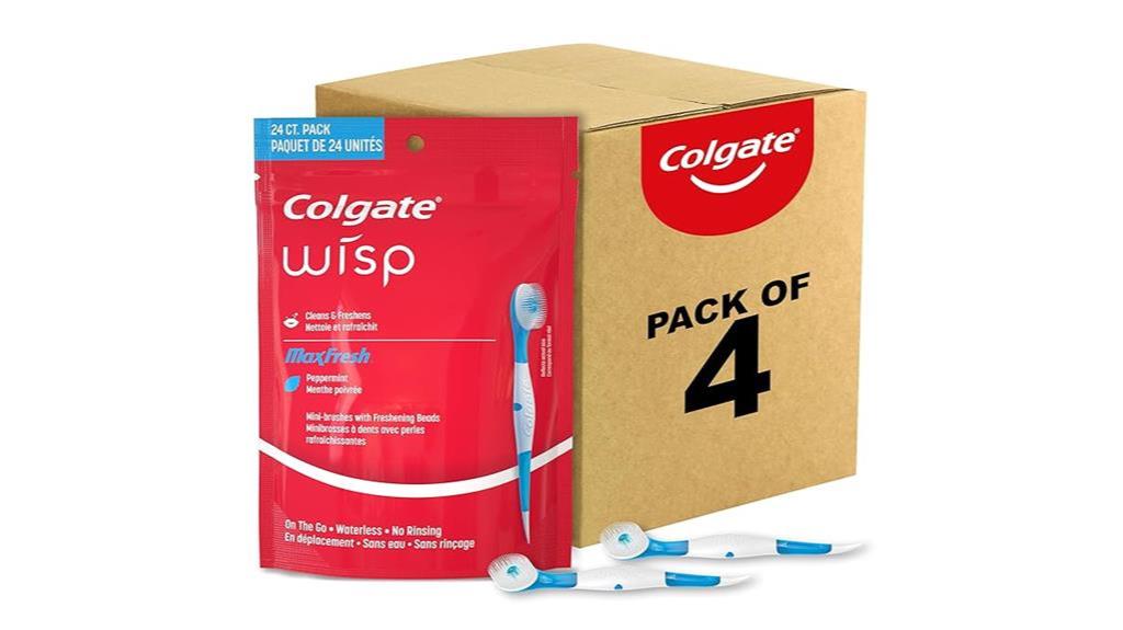 travel sized disposable toothbrush pack