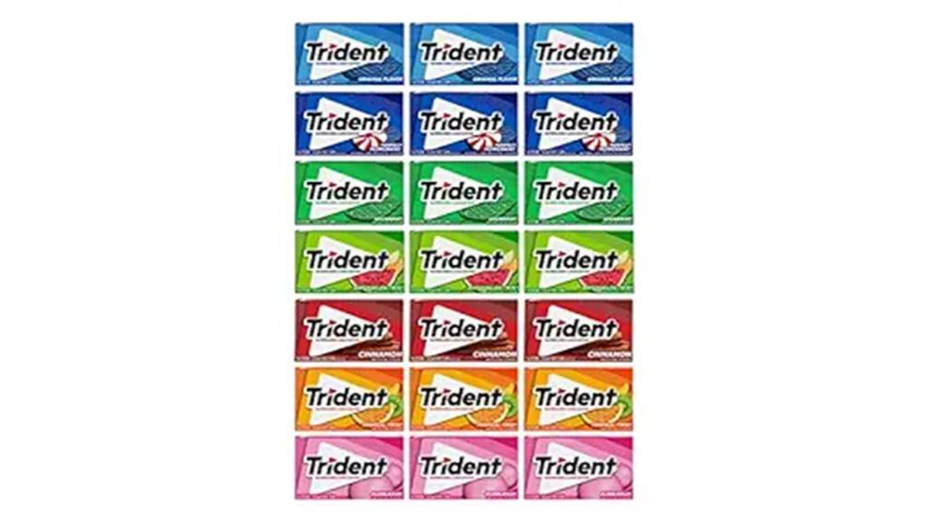 trident sugar free gum