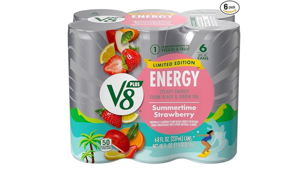 v8 energy strawberry juice