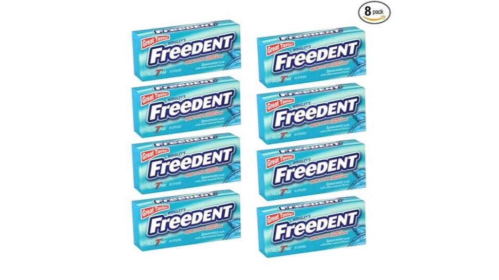 wrigley s freedent gum packs