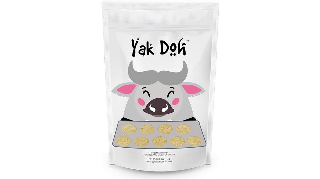 yak milk cookie dough