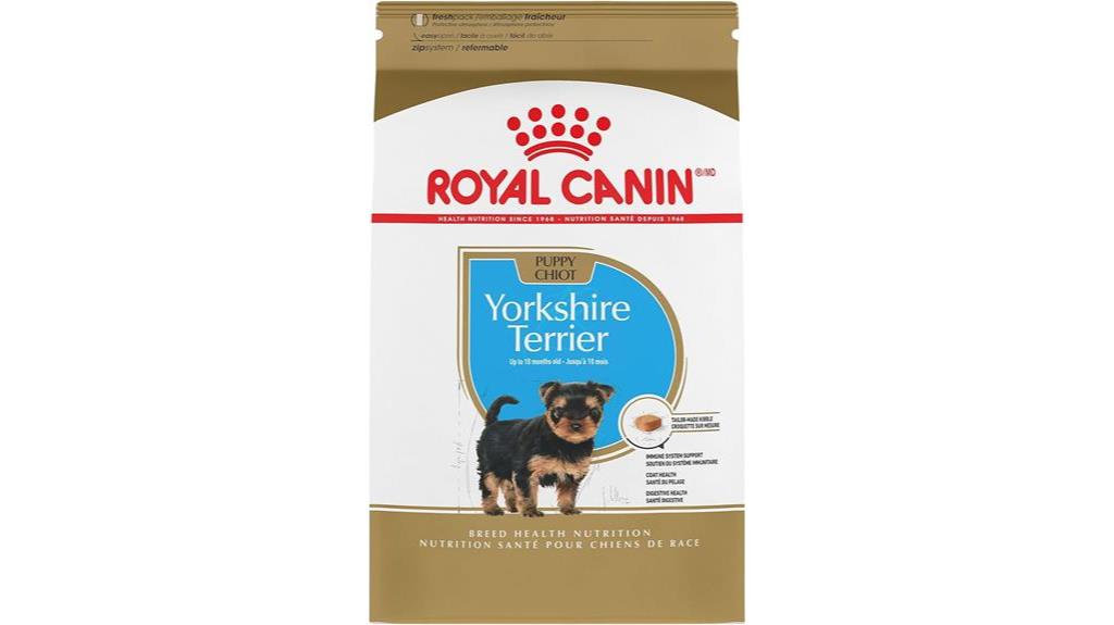 yorkshire terrier puppy food