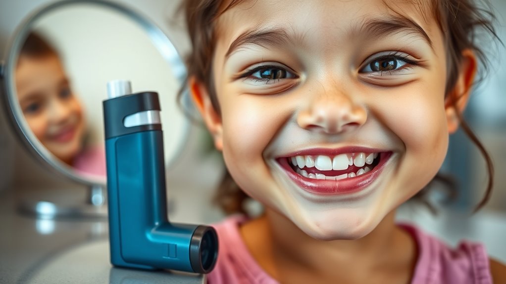 asthma inhalers impact oral health