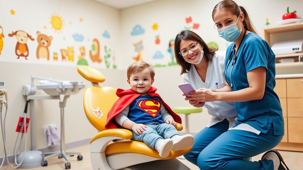 child focused dental care environment