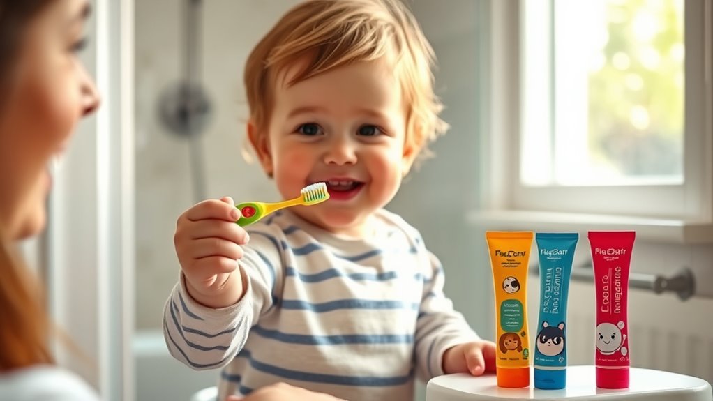 child friendly dental products selection