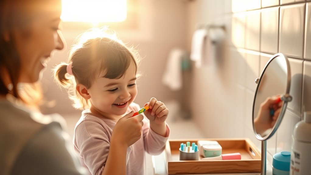 consistent oral hygiene habits