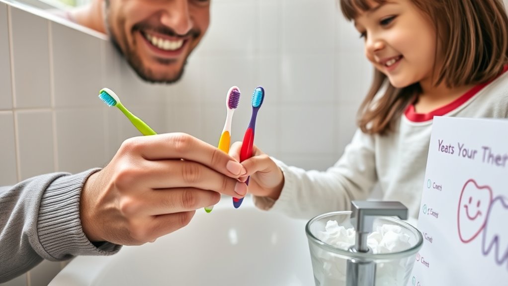 consistent oral hygiene routine