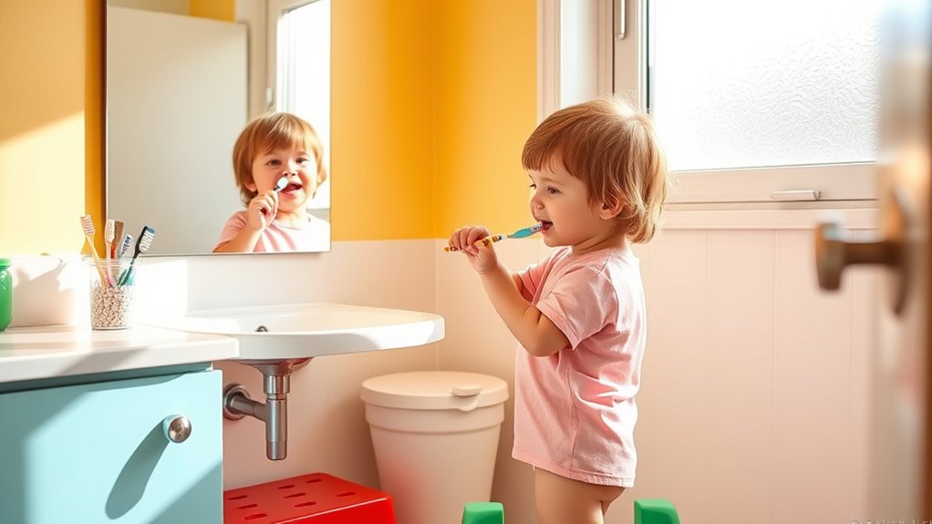 consistent oral hygiene routines