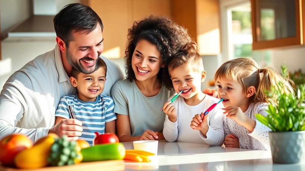 family led oral health routines