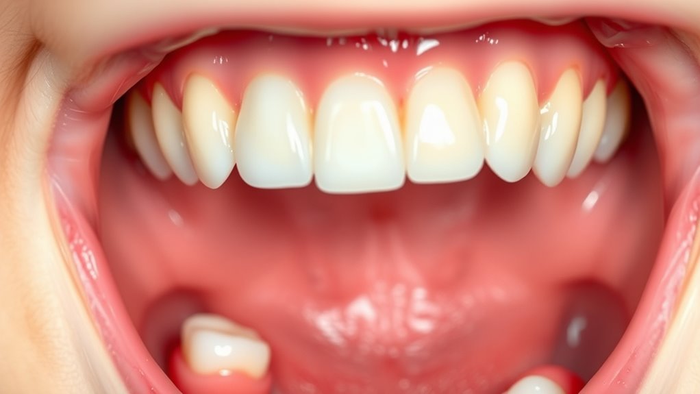 features of erupted teeth