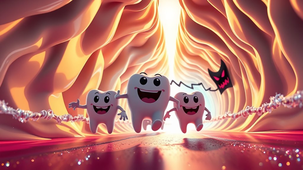 friendly dental heroes teach kids