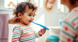 guide children to brush effectively