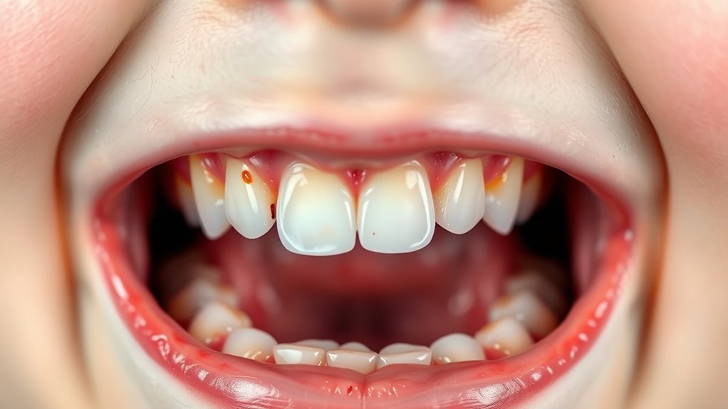 gum recession causes gaps