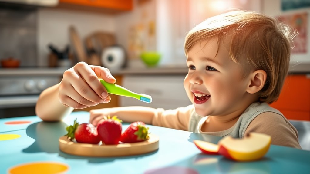 healthy eating supports oral health