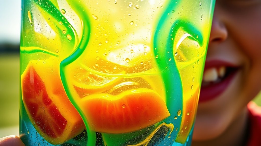 high sugar acid damage
