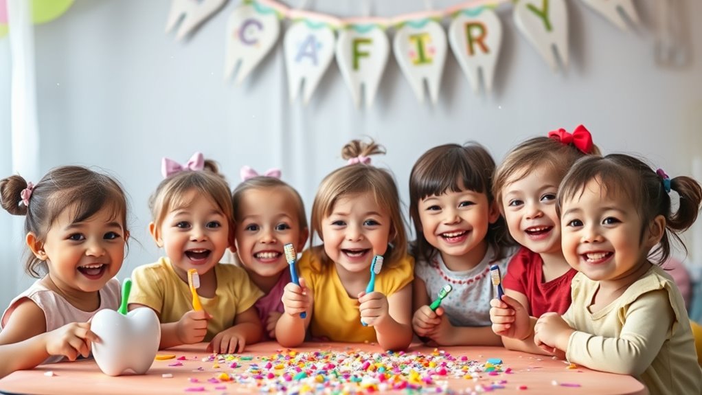 parents nurture healthy dental habits