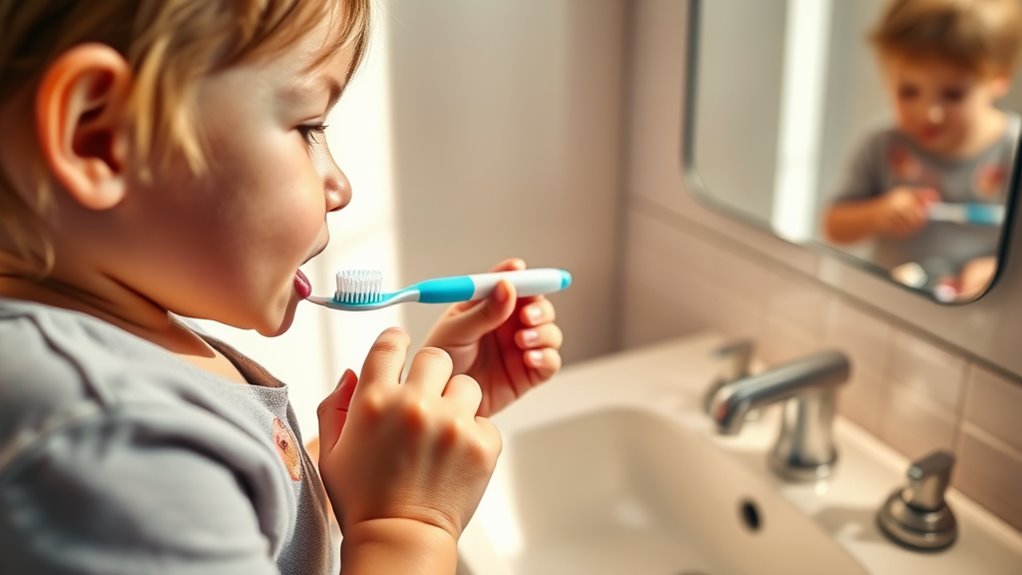 proper brushing demonstration techniques