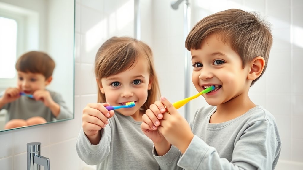 proper brushing technique demonstration