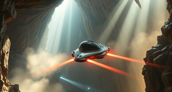 pursuit through large cavities