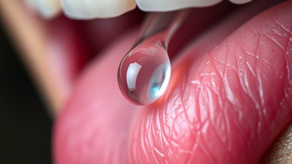 saliva fights oral infections