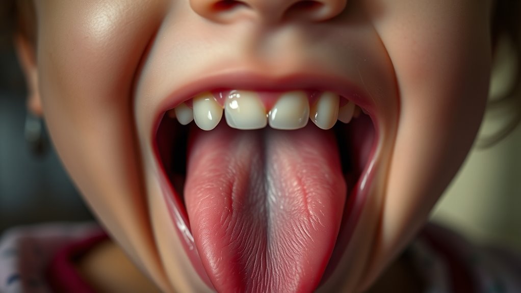 signs of tongue tie