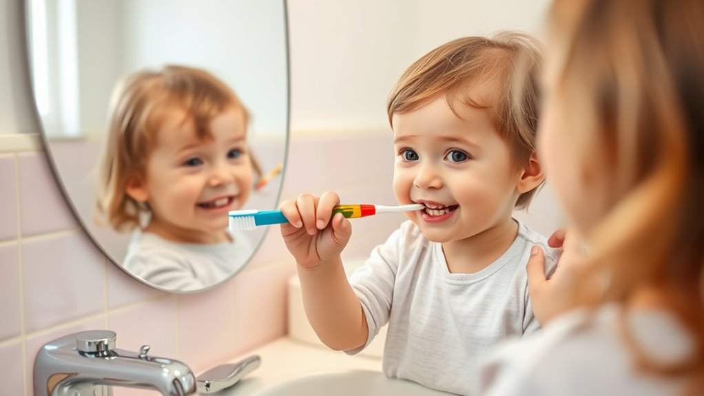 start brushing child s teeth early