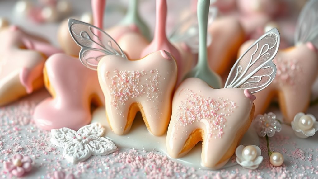 vibrant decorative melting wafers